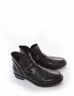 stivaletto tacco 2 cm nero