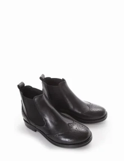 stivaletto tacco 2 cm nero