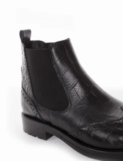 stivaletto tacco 2 cm nero