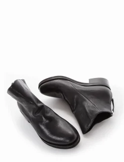 stivaletto tacco 2 cm nero