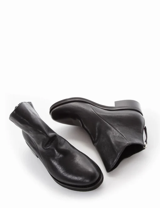 stivaletto tacco 2 cm nero
