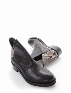 stivaletto tacco 3 cm nero