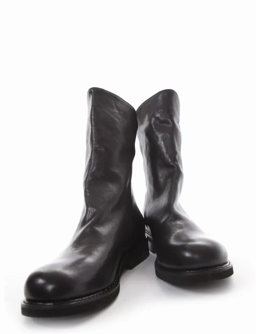 stivaletto tacco 2 cm nero