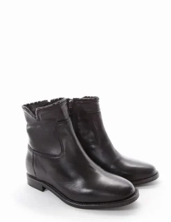 stivaletto tacco 2 cm nero