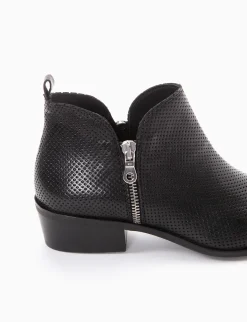 stivaletto tacco 4 cm nero