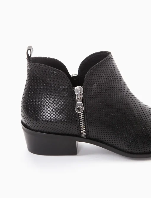 stivaletto tacco 4 cm nero