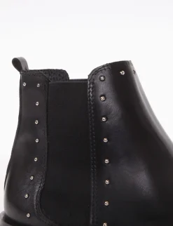 stivaletto tacco 2 cm nero