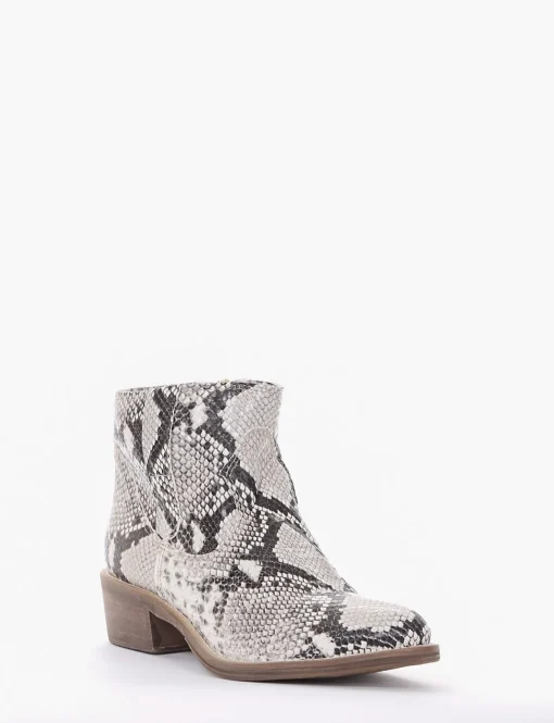 stivaletto tacco 3 cm roccia