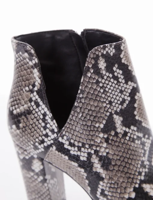 stivaletto tacco 8 cm roccia