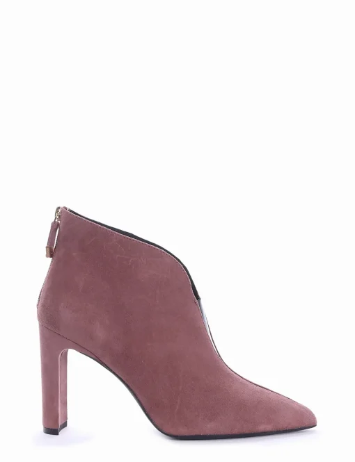 stivaletto tacco 9 cm rosa