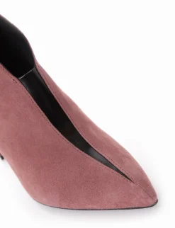 stivaletto tacco 9 cm rosa