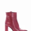 stivaletto tacco 8 cm rosso