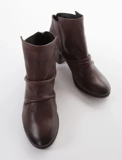 stivaletto tacco 5 cm testa