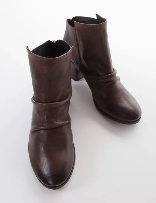 stivaletto tacco 5 cm testa
