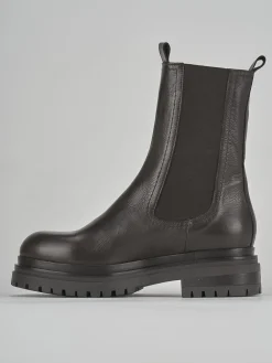 Stivaletto tacco 2 cm testa pelle