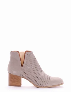 stivaletto tacco 5 cm tortora