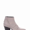 stivaletto tacco 7 cm tortora