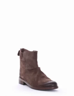 stivaletto tacco 2 cm tortora