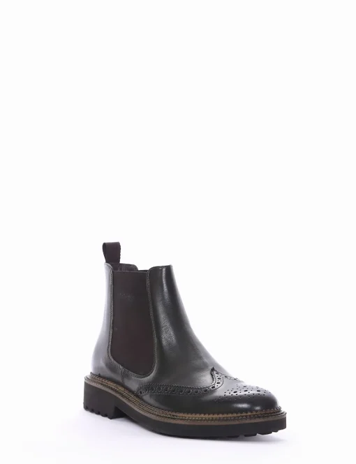 stivaletto tacco 2 cm verde