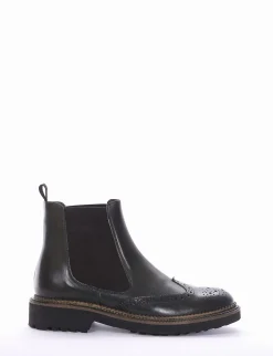 stivaletto tacco 2 cm verde