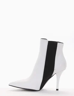 Stivaletto tacco 9cm bianco