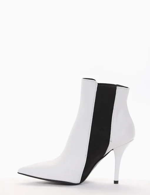 Stivaletto tacco 9cm bianco