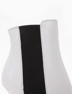 Stivaletto tacco 9cm bianco