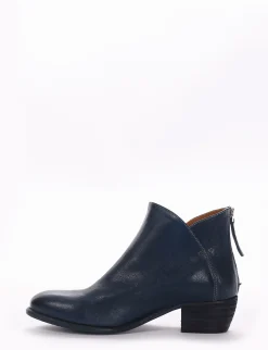 Stivaletto tacco 4cm blu