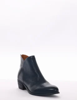 Stivaletto tacco 4cm blu