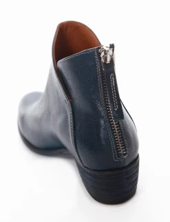 Stivaletto tacco 4cm blu