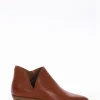 Stivaletto tacco 3cm cuoio