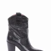 Stivaletto tacco 8cm nero