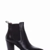 Stivaletto tacco 8cm nero