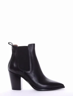 Stivaletto tacco 8cm nero