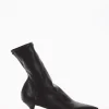 Stivaletto tacco 5cm nero