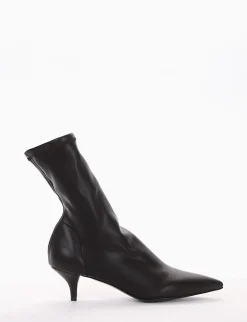 Stivaletto tacco 5cm nero