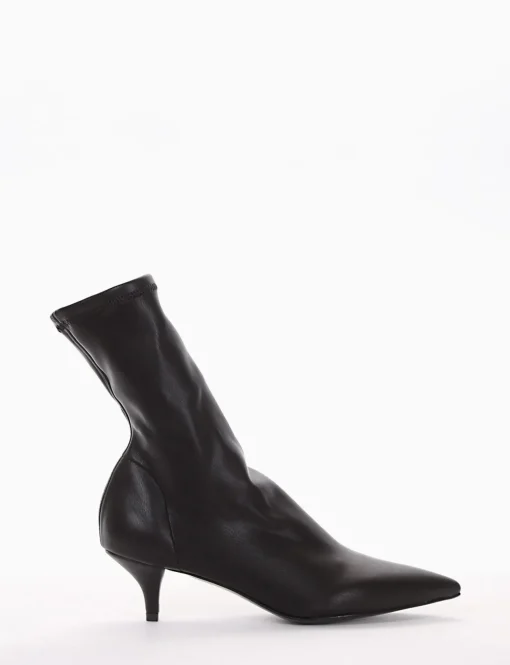 Stivaletto tacco 5cm nero