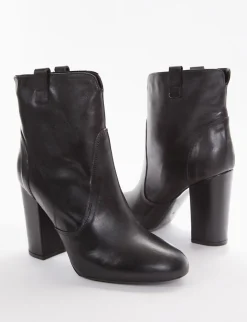 Stivaletto tacco 9cm nero