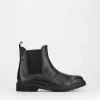 Stivaletto tacco 1cm nero