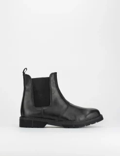 Stivaletto tacco 1cm nero