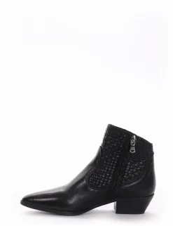 Stivaletto tacco 3cm nero