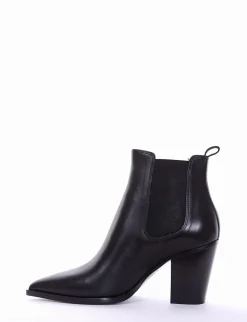 Stivaletto tacco 8cm nero
