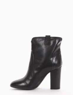 Stivaletto tacco 9cm nero