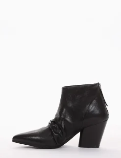 Stivaletto tacco 6cm nero