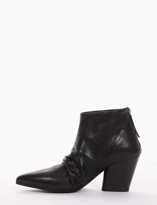 Stivaletto tacco 6cm nero