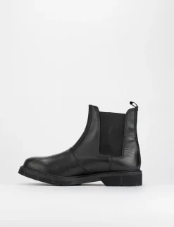 Stivaletto tacco 1cm nero