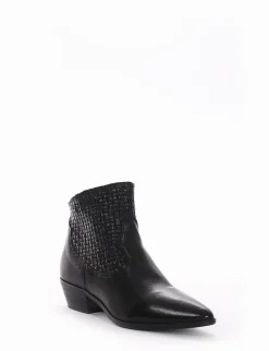 Stivaletto tacco 3cm nero