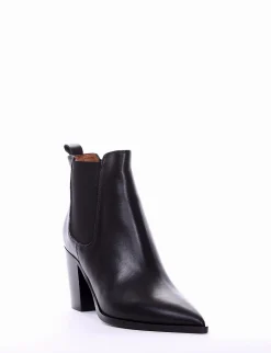 Stivaletto tacco 8cm nero