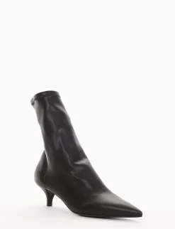 Stivaletto tacco 5cm nero