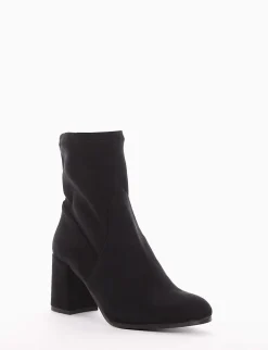 stivaletto tacco 7cm nero